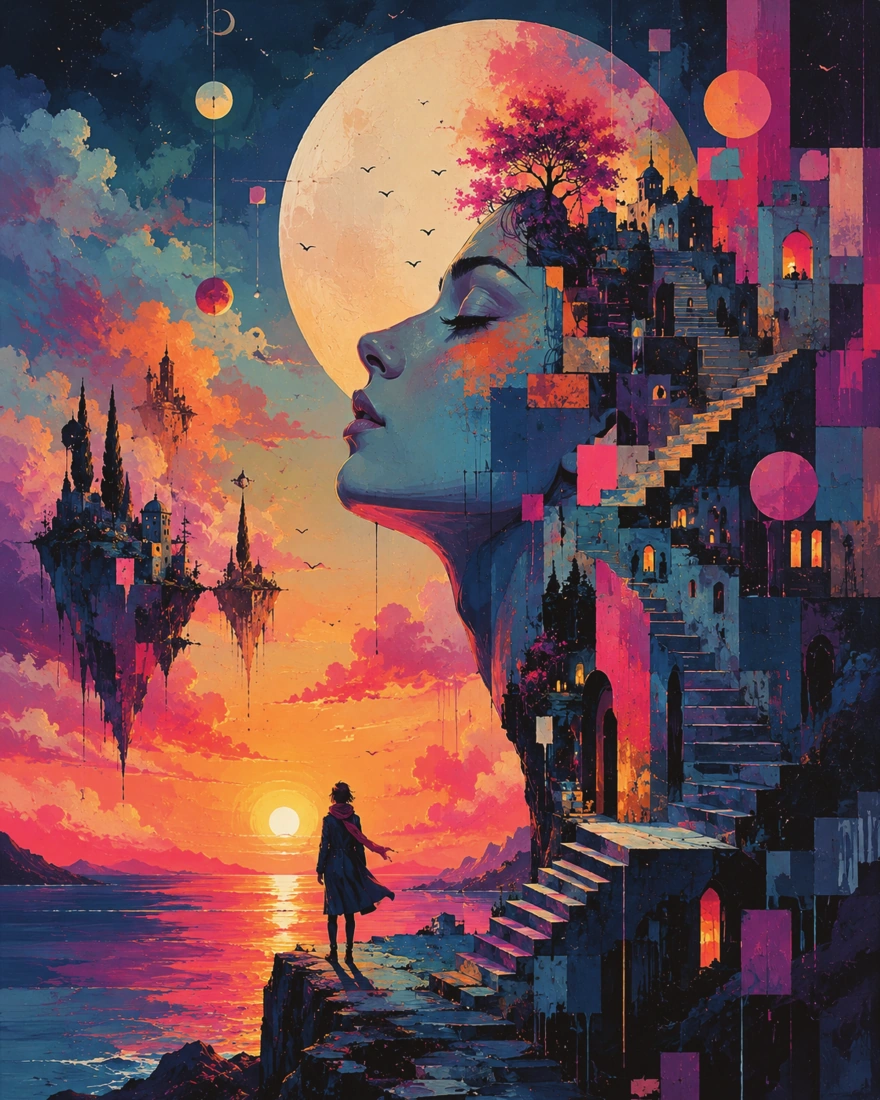 Screen rendering of dream landscape PDF/X-4